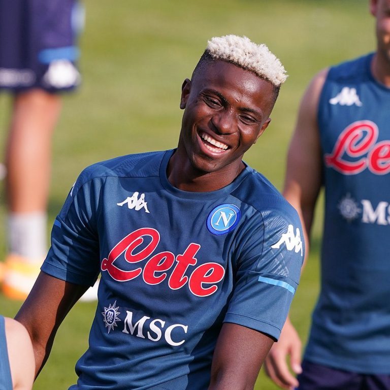 Napoli Legend Maradona Sets Goal Target For Victor Osimhen- He Can Score 30 Goals Per Season