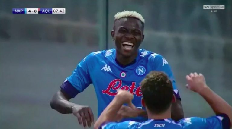 Osimhen Scores Another Hattrick In Second Test Game For Napoli