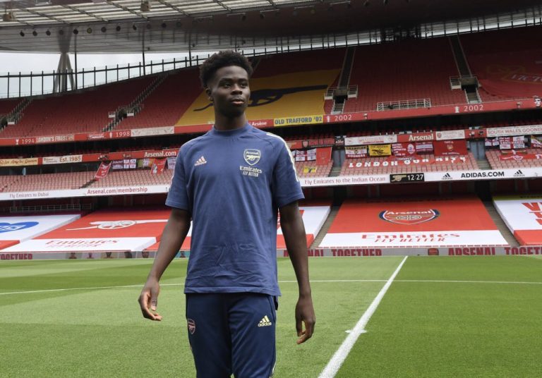 Saka’s Father Unhappy With His Decision To Pick England Ahead Of Nigeria
