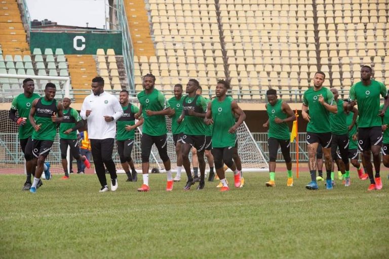 Super Eagles Training Details – Simon Scores Sensational Freekick, Onuachu Hit Brace