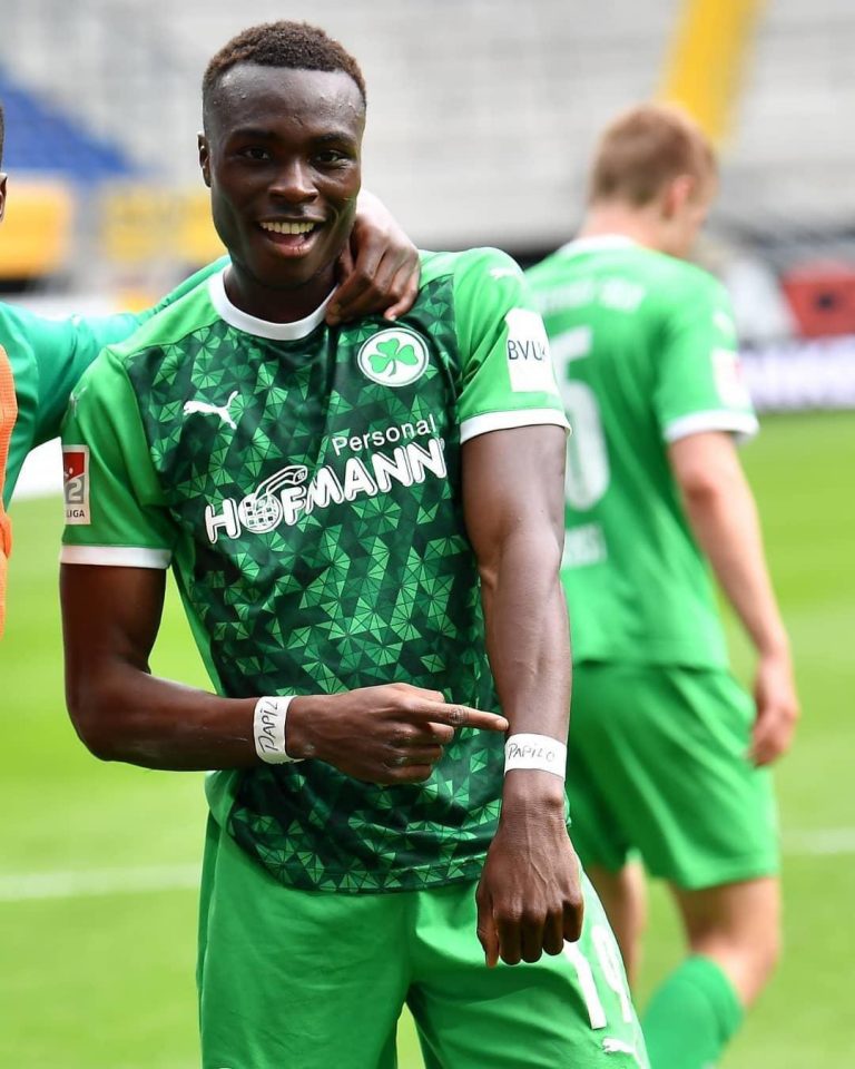 Little Known Nigerian Forward Abiama Scores Winner, Sends Greuther Furth To Bundesliga
