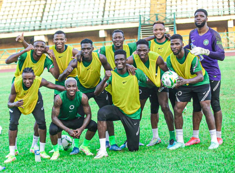 Super Eagles Training- How Iheanacho Powered His Team To Victory With Well Taken Brace In Practice Match