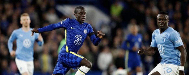 V6 Engine- Super Eagles Midfielder Praise Kante After Losing Midfield Duel In Malmo’s Loss To Chelsea