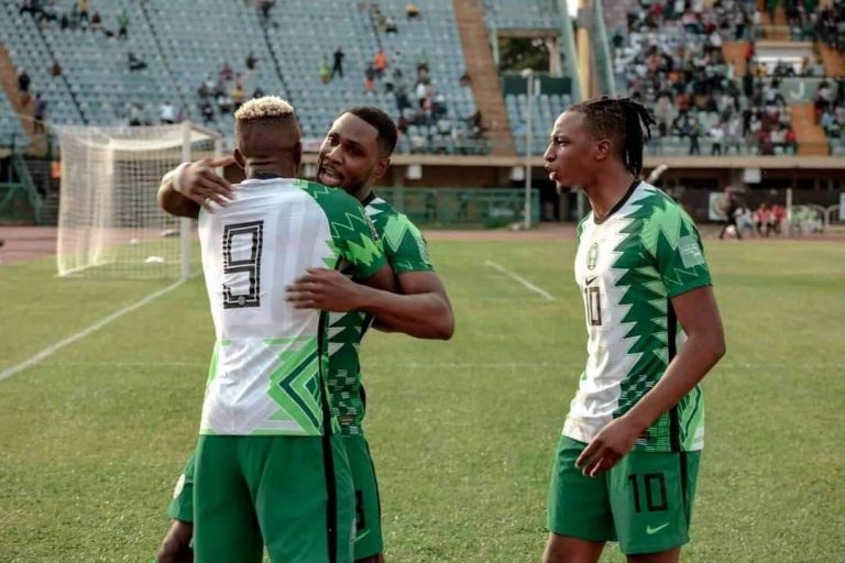 Rohr Defends Ighalo,  Osimhen Combination In Attack