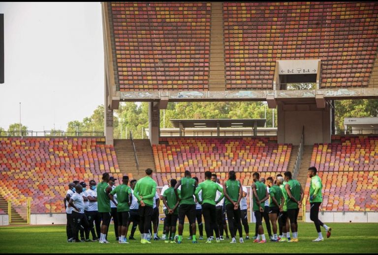 Details Of Super Eagles First Training Session In Cameroon- Chukwueze In List Of Top Performers