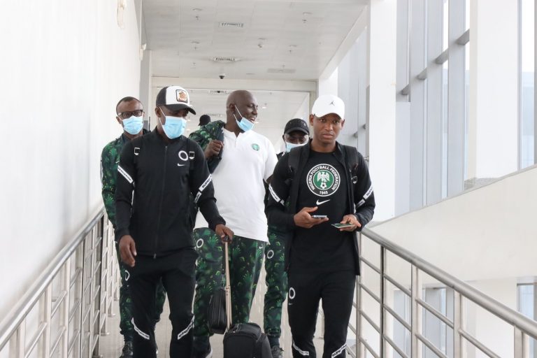 World Cup Playoff- Super Eagles Arrive Ghana With Cooks, Water And Will Conduct Private Covid-19 Test