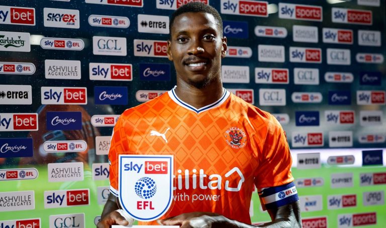 Captain Of Blackpool Marvin Ekpiteta In Line For First Invitation To Super Eagles For Algeria Friendly