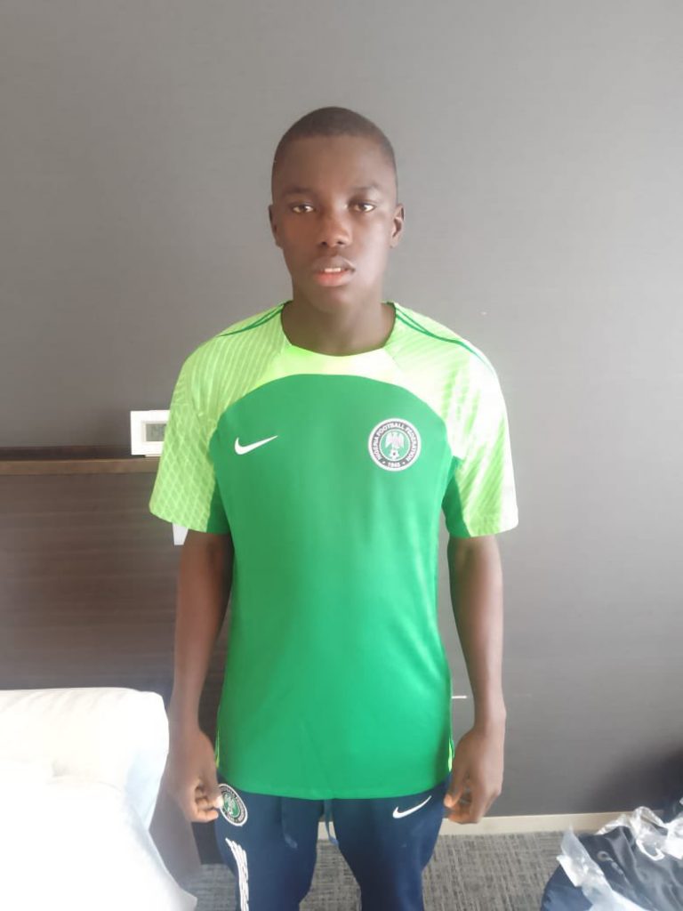 Gambian Kid Wonder Manneh Settles For Nigeria, Makes Debut For Nigeria U16 In Defeat Against Netherlands