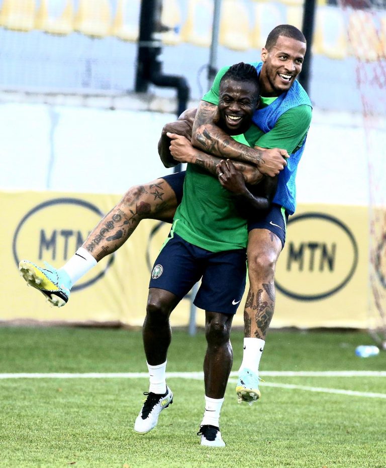 Training Report: Simon Scoring For Fun In Super Eagles Training, Osimhen Shines, Chukwueze Dazzles