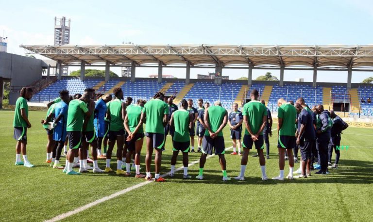 Osimhen Joins Super Eagles Training, Gets New Partner In Attack For AFCON Qualifiers Game