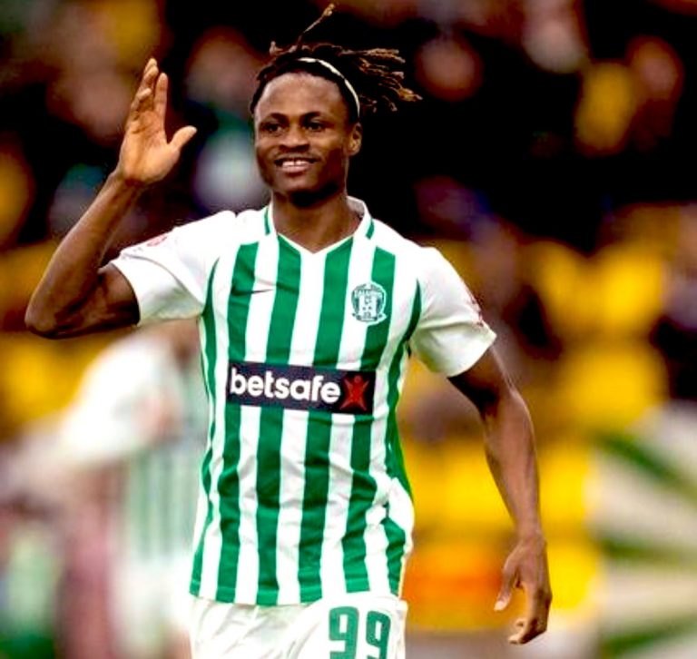 UCL- Red Hot Nigerian Striker Oyewusi Scores For Lithuanian Side In Shock Draw Against Galatasaray