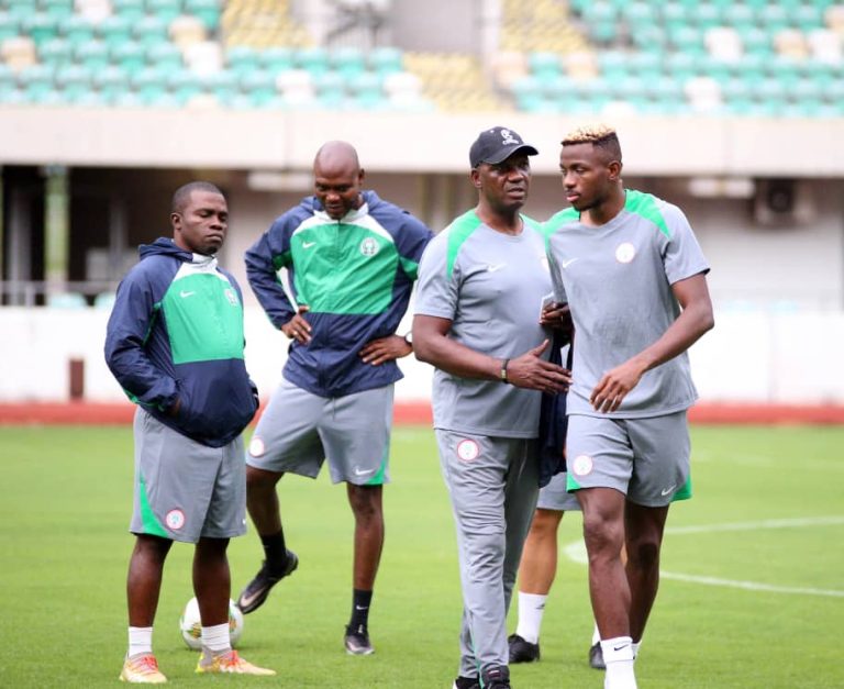 Osimhen Pushing To Be Fit For Super Eagles AFCON Qualifiers, Eguavoen Picks His Likely Replacement