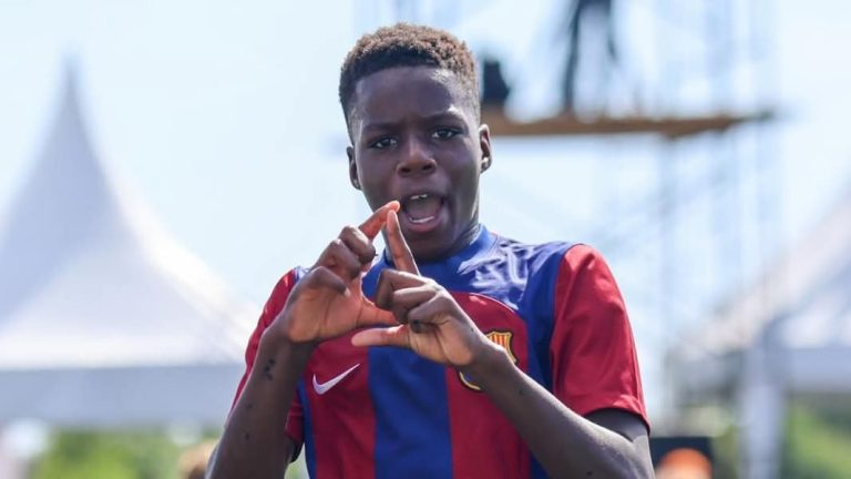 My Three Sons Are There – Nigerian Father Of 9 Year Old With 87 Goals In 22 Games For Barcelona Opens Up
