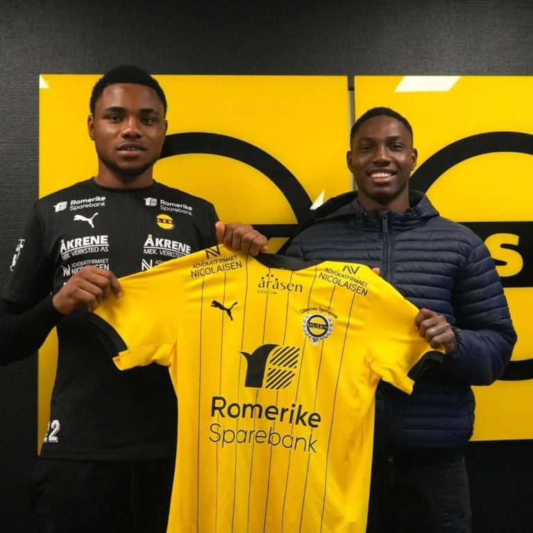 Norwegian Side Lillestrøm SK Announce Signing Of Nigeria U20 Top Striker,  U17 Center Back