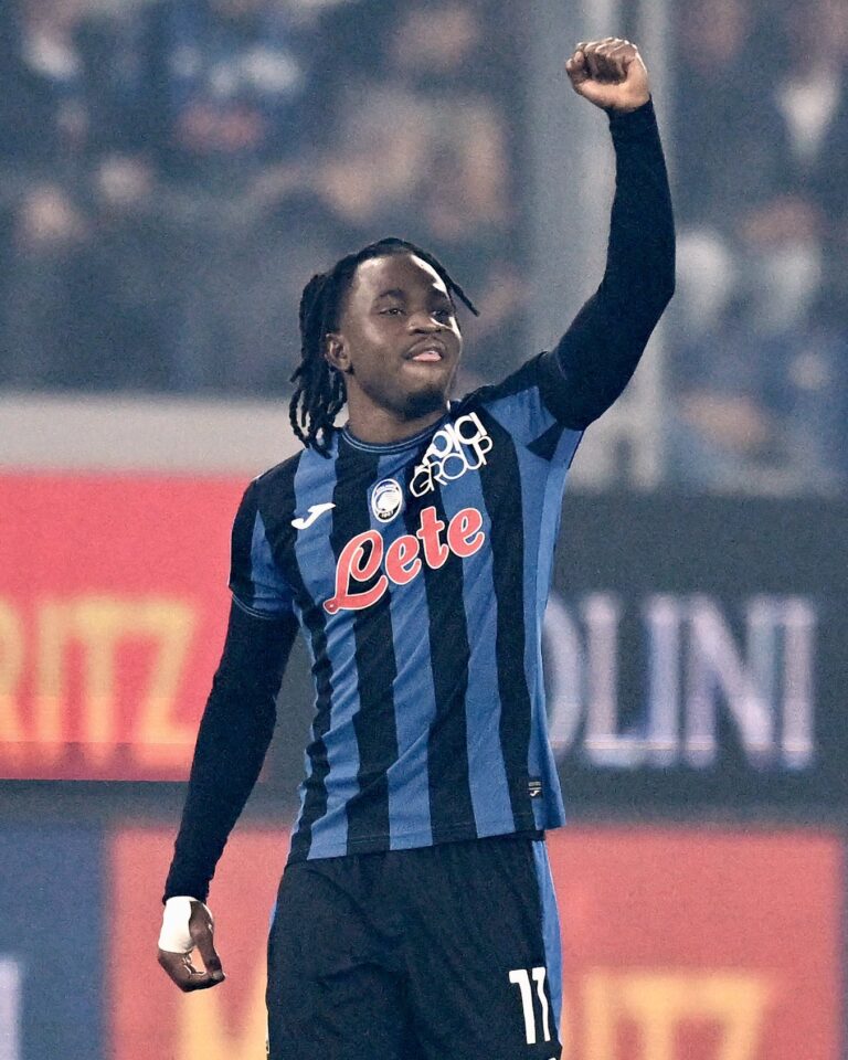 Lookman Reacts To Potential January Move To Galatasaray After Goal And Assist For Atalanta In UCL