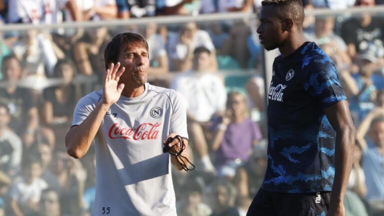 Pre Season: Conte Bars Osimhen From Training With Napoli First Team, Banished To Youth Team