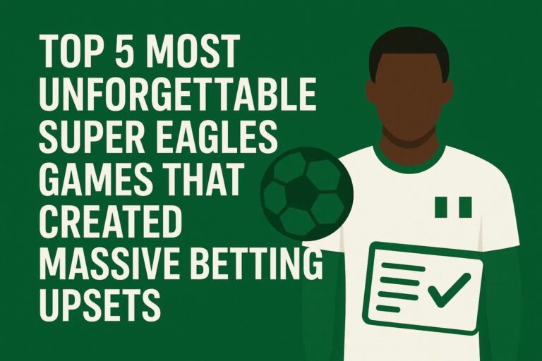 Top 5 Super Eagles Betting Upsets | Unforgettable Matches