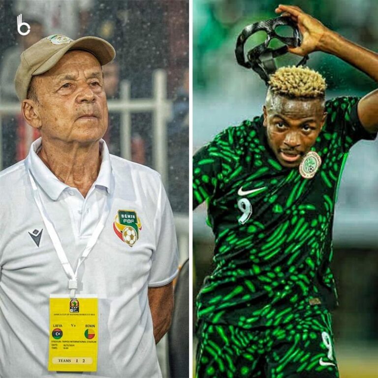Rohr Explains Bittersweet Feeling After Osimhen’s Hattrick Against Benin –  I Brought Him To Super Eagles
