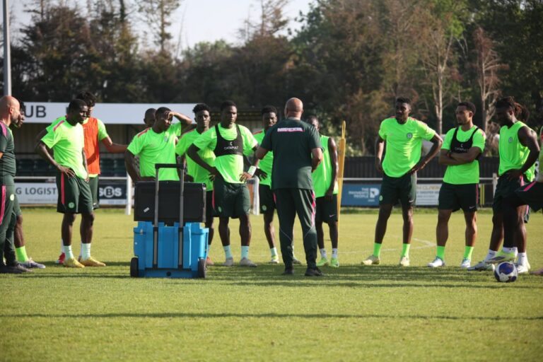 Super Eagles Training – Owen Oseni Struggling, Yusuf Shines, Moffi Dazzles