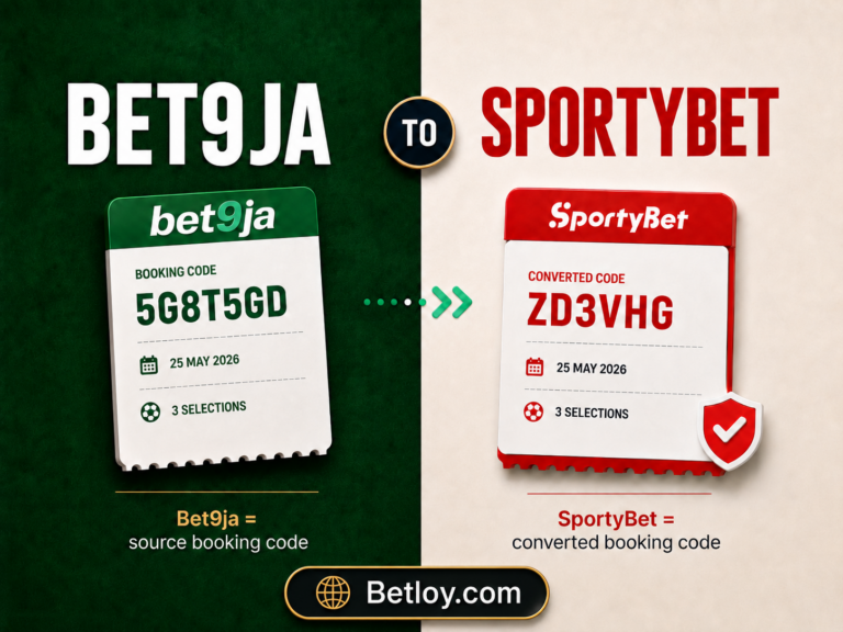 Bet9ja to SportyBet Code Conversion: The Complete Step-by-Step Guide for 2026
