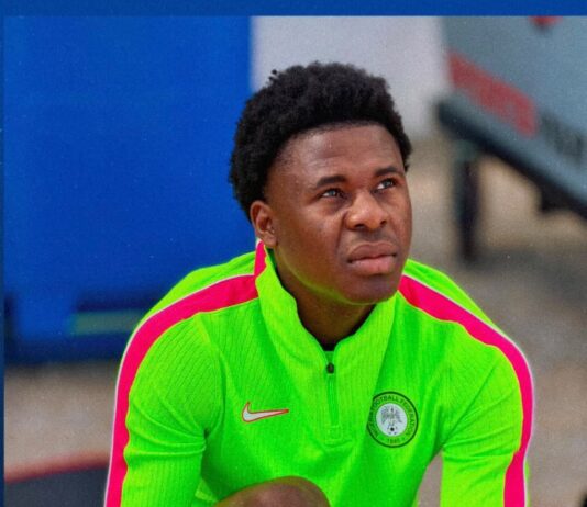 Super Eagles Training – Akpan Shares Video Of His “Dribbling Skills”, Wows Chelle
