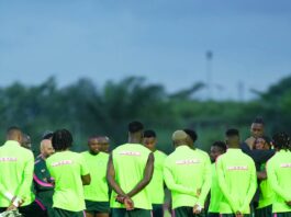 Super Eagles Training: Ilenikhena Thrills Chelle With Shooting Abilities