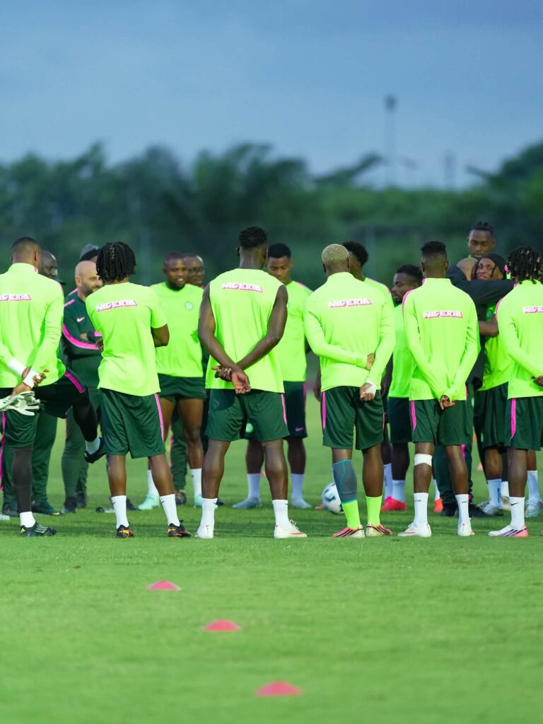 Super Eagles Training: Ilenikhena Thrills Chelle With Shooting Abilities
