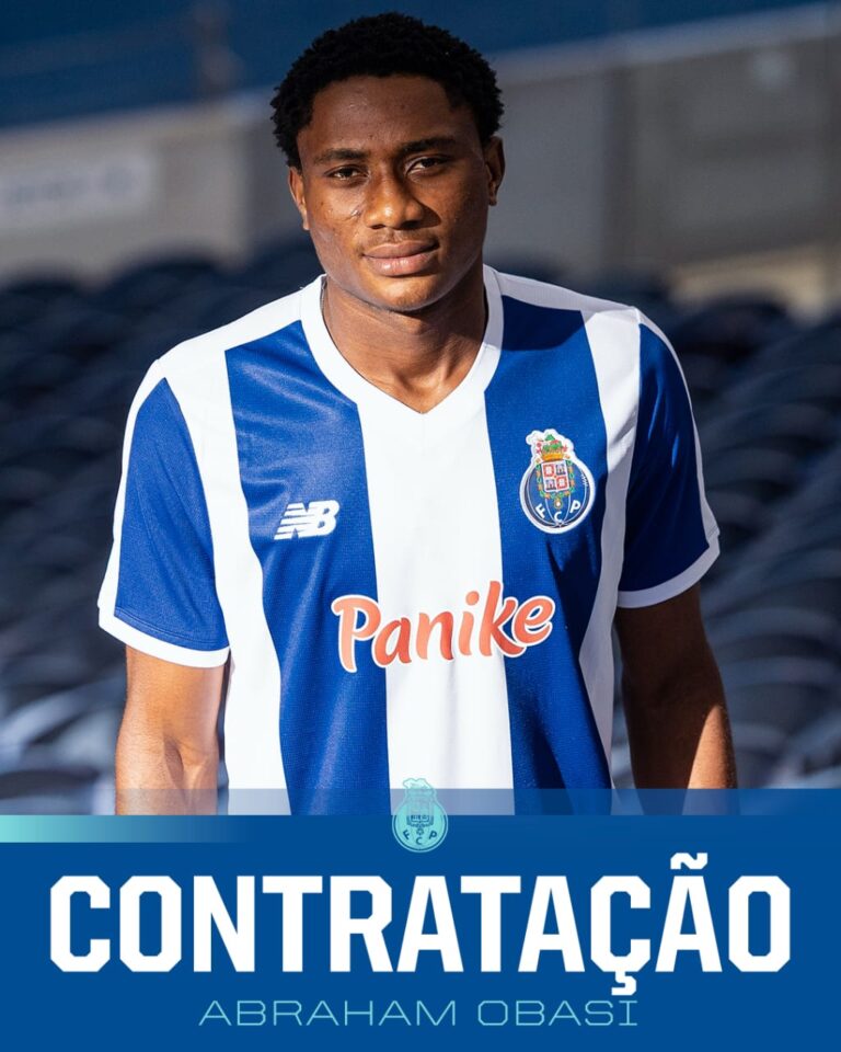 FC Porto Announce Signing Of 18 Year Old Nigerian Forward Abraham Obasi