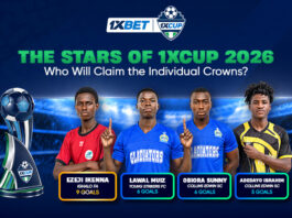 1xCup 2026 stars: Ikenna leads Golden Boot race as Sunny eyes double