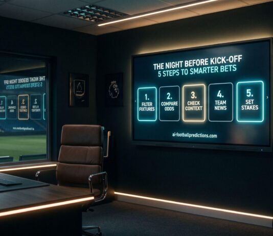 The Night Before Kick-Off: 5 Steps to Smarter Bets on Tomorrow’s Matches